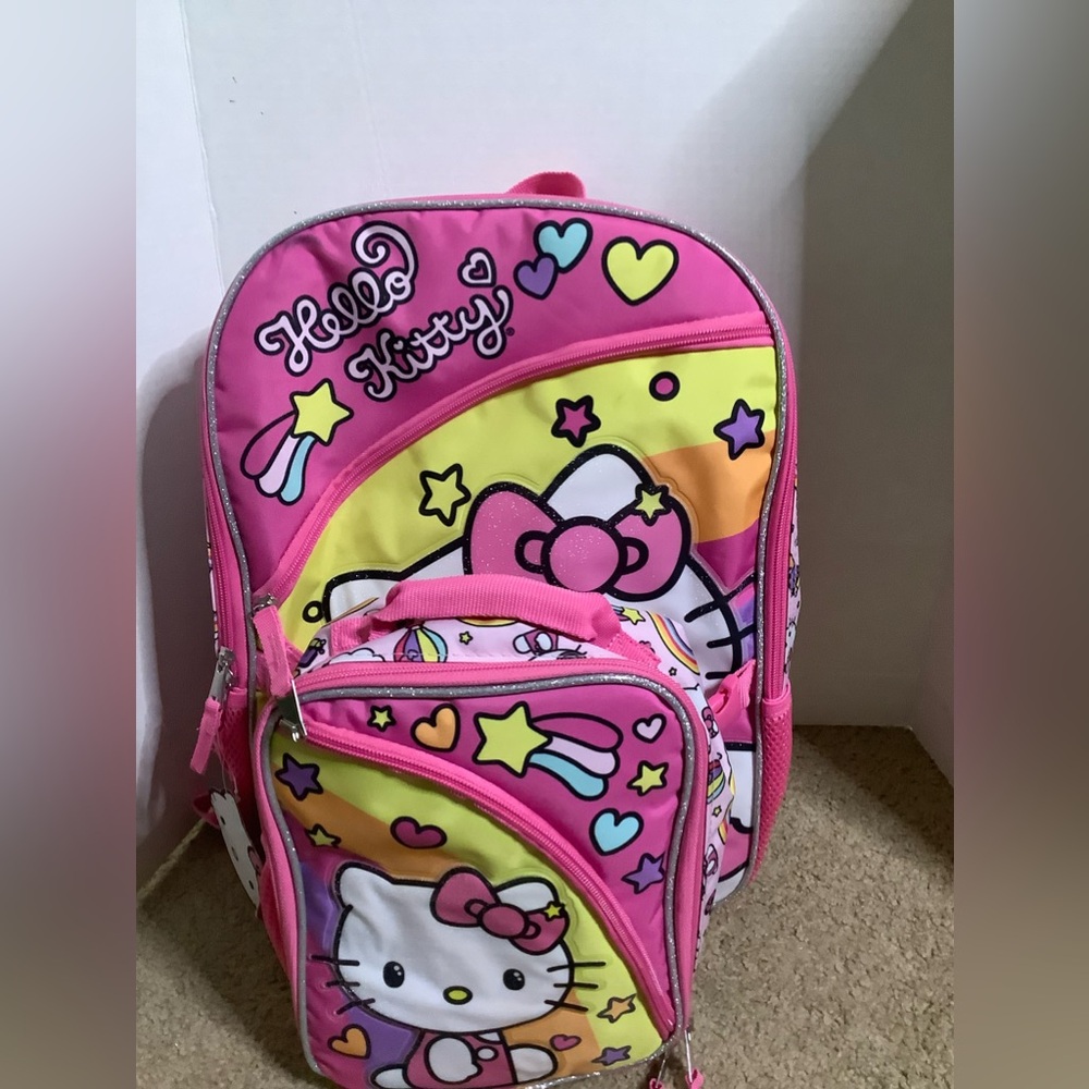 Hello kitty Back to School backpack and supplies.